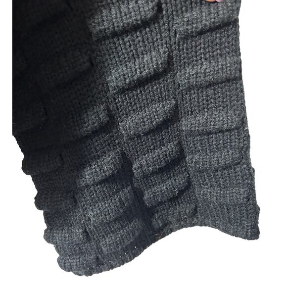 Racheal Lantern Cable Knit Pullover Sweater L | Dolman Sleeve Oversized Knit - Picture 9 of 15